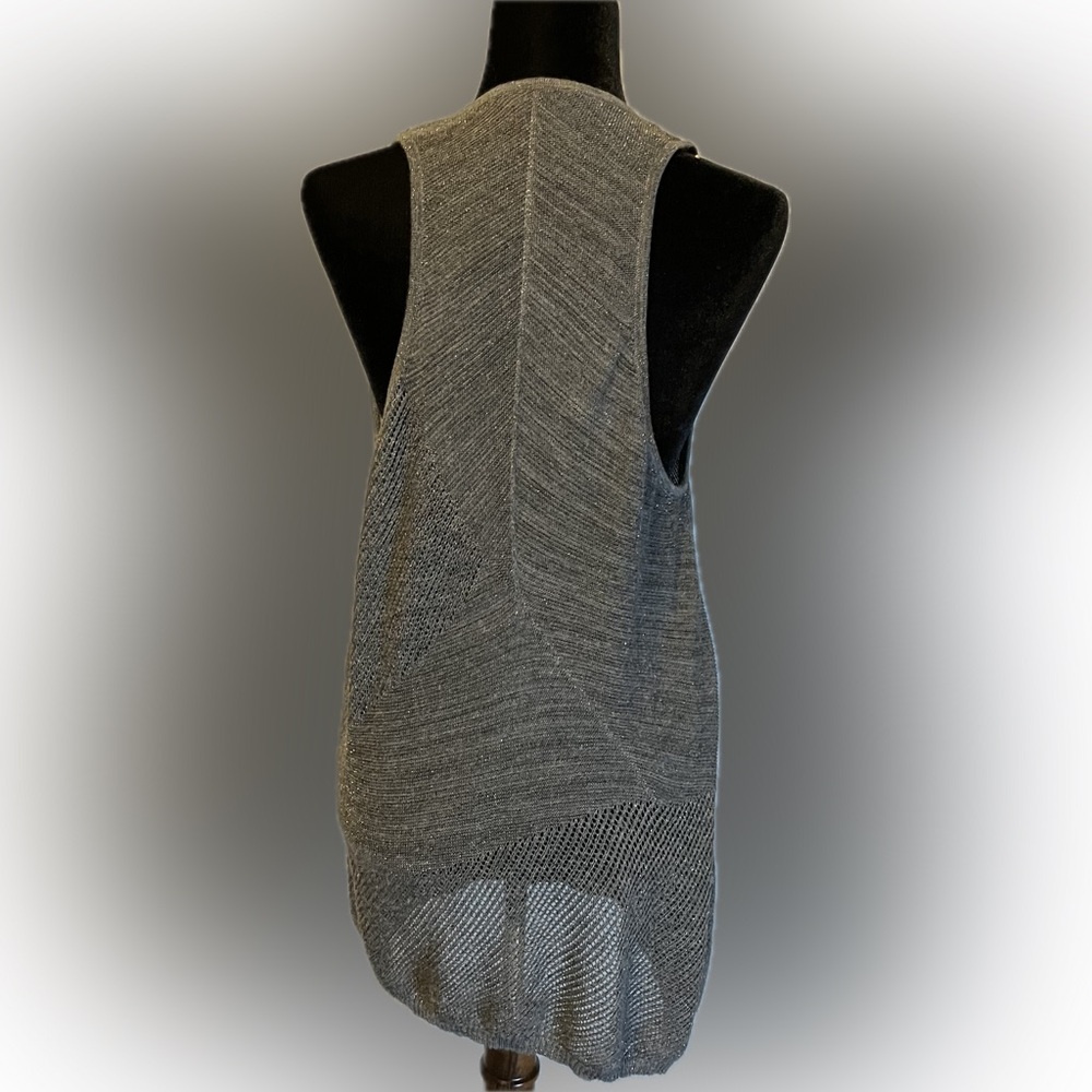 Eileen Fisher Metallic Sleeveless Wool Sweater size XL - Picture 2 of 11